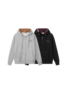 Cárdigan con Capucha, Cierre de Cremallera y Encaje, Estilo Británico, Versión para Estados Unidos y Europa, para Hombre y Mujer, Comercio Exterior Transfronterizo - Product Image 3