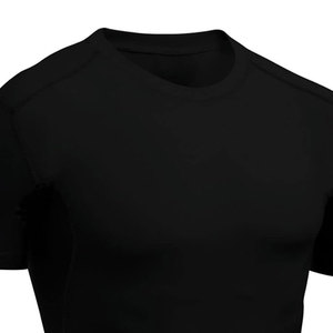 Venta caliente Fitness Compression Shirt Hombres Rash Guard Quick Dry Gym Manga corta Ropa para correr Muscle Fit - Product Image 3