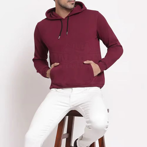 Derniers modèles de sweats à capuche pour hommes 100% coton, impression numérique, motif uni, coupe ample, style streetwear, vente en gros de sweats à capuche personnalisés - Product Image 3