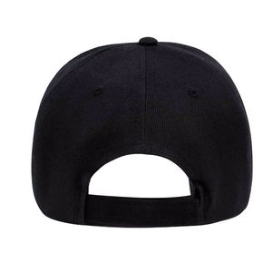 Gorra de béisbol vintage de algodón negro de 6 paneles, sombrero de papá en blanco unisex con logotipo bordado personalizado, nuevo sombrero clásico de algodón liso - Product Image 3