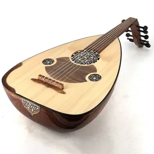 Oud Profesional de 11 Cuerdas - Lira Oriental Hecha a Mano con Madera de Caoba - Product Image 4
