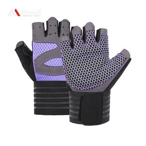 Guantes de gimnasio deportivos de neopreno Rosa personalizados Guantes de trabajo de microfibra Antideslizante Seguridad Pantalla táctil Fitness Ciclismo para levantamiento de pesas - Product Image 4