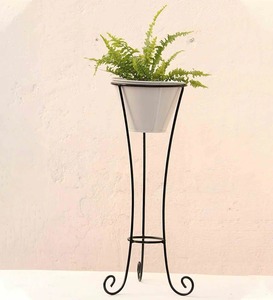 Indoor Outdoor Schmiedeeisen Pflanzenst änder Hoch Metall Eisen Pflanzenst änder Blumentopf Ständer für Garten dekoration