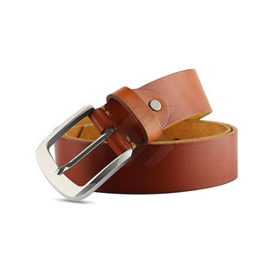 เข็มขัดหนังสำหรับผู้ชายเข็มขัดหนังน้ำหนักเบาสำหรับใส่ลำลองทำจากโรงงาน2025สีตามสั่ง - Product Image 6