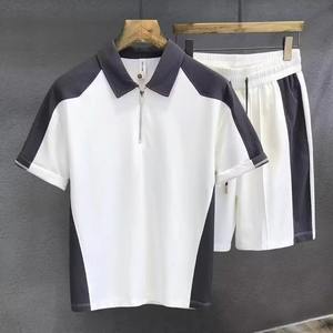 Custom Casual Stylish <b>Shorts</b> Shirt Set High Quality Lightweight <b>Shorts</b> Set for <b>Men</b> 100% Oragnic Cotton T-Shirt Sets - Product Image 4