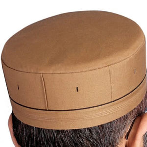 Burhaan Premium Polyester Cotton Kufi Hat Comfortable Breathable Islamic Prayer Accessory with Custom Logo for Spring Season - Product Image 4