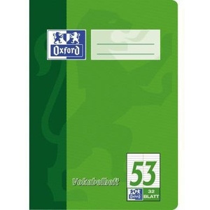 Carnet de vocabulaire ligné Oxford DIN A5 90g/m² 32 feuilles Premium 32 pages - Product Image 1