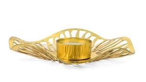 Vàng Kim Loại Giáng Sinh Bảng Trang Trí Trà Ánh Sáng Nến Vàng Mã Chủ Cho Xmas Trung Tâm Hoặc Bàn Trang Trí - Product Image 6