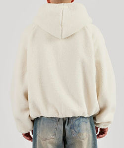 Sudadera con Capucha de Moda Casual con Cierre y Hombros Caídos, Talla Grande, Invierno 2026, Fabricada en Pakistán por Mexion - Product Image 2