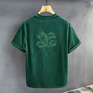 Camiseta de Manga Corta para Hombre, 100% Algodón Grueso, Impresión Personalizada, Corte Regular, Transpirable, Ecológica, Estilo Urbano - Product Image 6