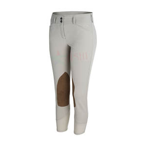 Vêtements équestres avec logo personnalisé pour femmes culottes OEM pantalon d'équitation moulant en polyester spandex - Product Image 6