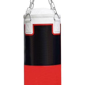 Saco de boxeo de cuero PU de alta resistencia para gimnasio MMA Kickboxing Workout Equipo de entrenamiento con logotipo personalizado - Product Image 4