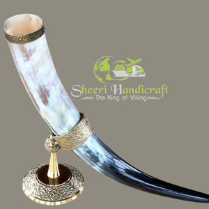 Société de fabrication de corne et tasse Viking en inde, fabriquée par Sheeri artisanat Viking corne, prix d'usine - Product Image 2