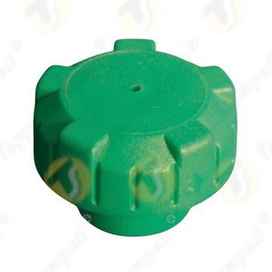 Capuchon à vis en plastique vert P3 en plastique |   Vente en gros industrielle |   Code HS 85030091 - Product Image 1