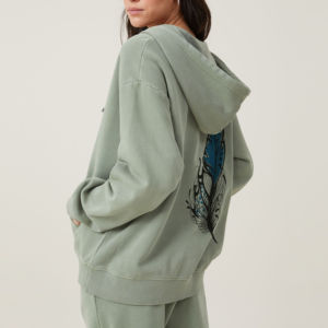 Nueva llegada de ropa de invierno suelta ajuste personalizado bordado parches de color blanco sólido mujeres cremallera sudaderas con capucha moda callejera OEM - Product Image 6