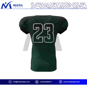 Maillot de football américain par sublimation OEMODM pour uniforme unisexe respirant pour adulte grande taille, uniforme de football américain au design unique - Product Image 5
