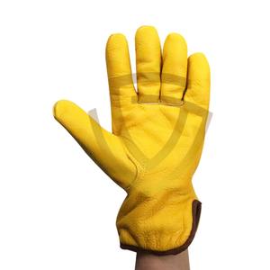 ถุงมือทำงานหนังทนต่อแรงกระแทกถุงมือนิรภัยคุณภาพระดับพรีเมียม - Product Image 3