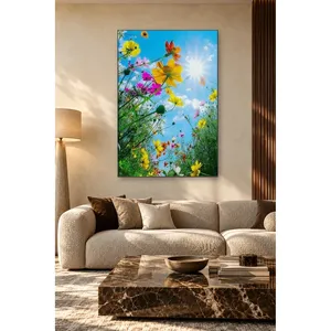 Impression sur toile de fleurs sauvages Fida tendant vers le ciel ensoleillé - Product Image 3