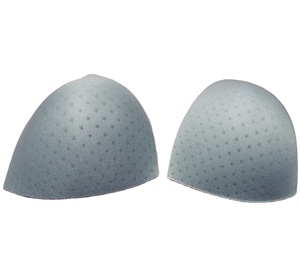 Tela de esponja de poliuretano profesional de alta calidad al por mayor fabricante de China espuma de silicona invisible almohadilla de copa de sujetador desnudo suave - Product Image 3