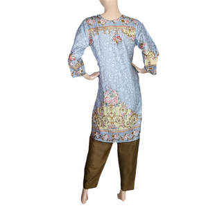 Traje de dos piezas estampado para mujer - Multicolor - Product Image 4