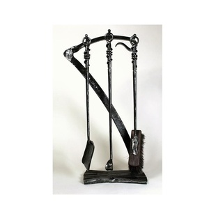 Kit de herramientas de fuego de latón con todos los componentes esenciales y Marco elegante hecho para el centro de mesa de la sala de estar o la elegancia funcional - Product Image 4