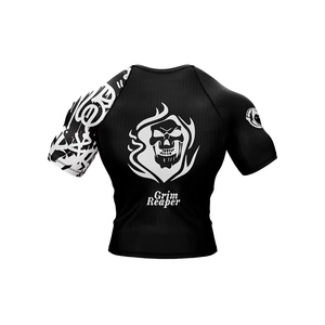 New Designs Custom Printed Bjj Long &half Sleeve jiu jitsu kimono Rash Guard <b>Compression</b> <b>Shirt</b> MMA Base Layer Boxing Rash Guard - Product Image 6