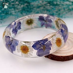 Marco de fotos de flores secas naturales Hermosa flor prensada en hueso de búfalo Hecho a mano Durable Moderno Aliento de bebé para mujeres - Product Image 5