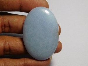 100% Naturel Véritable Angelite Cabochon Pierres Précieuses Forme De Coupe Ovale Pierres Précieuses De Bijoux À Vendre aux Prix De Gros En Vrac OEM - Product Image 3