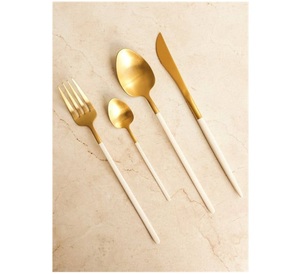 Ensemble de couverts en acier inoxydable durable et écologique, couteau, fourchette, cuillère, couverts durables pour les mariages, les hôtels, ensembles de couverts - Product Image 6