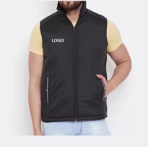 2024 nouvelle mode hommes hiver gilet haute qualité Super chaud épais veste sans manches bulle conception en gros OEM toile tissu - Product Image 2