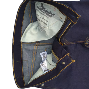 Jean Droit en Denim pour Homme de Haute Qualité Populaire Vente en Gros Personnalisé d'Usine Hiver Été Bouton 100 % Coton Séchage Rapide et Respirant - Product Image 4