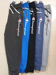 Cotton Mens Jogger Track Sweat Pants 2020 New Arrival Zipper Fashion Men <b>Black</b> Casual Custom Smart OEM Customized Spring Anti - Product Image 5