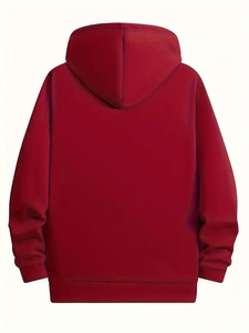 Chándal de talla grande de algodón 100% de invierno para hombre más vendido, diseño único con patrón sólido y ropa de calle con logotipo personalizado - Product Image 5