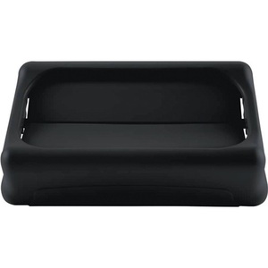 Couvercle pivotant RUBBERMAID 60/87 L pour bacs de recyclage 297 x 521 mm, couvercle noir en polyéthylène pour bacs et boîtes de rangement en plastique - Product Image 3