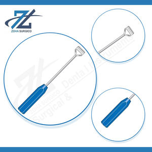 Cincel de Caja Manual Azul con Mango Suregrip de Acetal, 285mm, Acero Inoxidable Quirúrgico Reutilizable, Certificado CE, para Uso en Cirugía General - Product Image 4