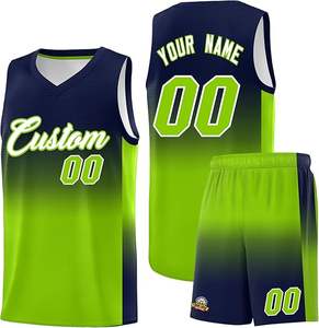 Design personnalisé Ensemble d'uniformes de basket-ball pour hommes et femmes Vêtements de sport de basket-ball vierges Uniforme de maillot de basket-ball réversible à sublimation - Product Image 1