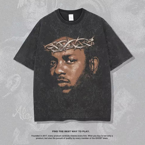 T Shirt Hommes Hip Hop Rap Pop Unisexe TumblrT Shirt Harajuku Manches Courtes D'été Femmes 100% Coton Dtg T-shirts - Product Image 4