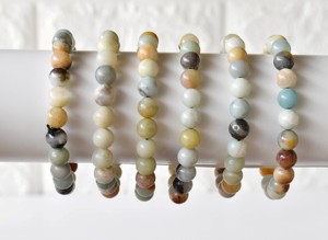 Top Quality <b>Healing</b> 7.5in Multi Amazonite Round Gemstone Hand Beaded <b>Bracelet</b> From Trusted Supplier - Product Image 6