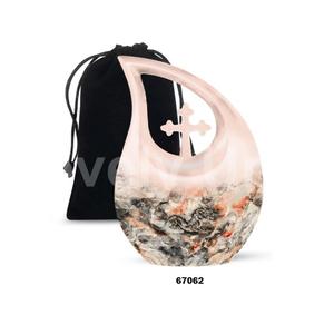 Urna de cremación cruzada de lágrima de alta calidad para adultos para cenizas humanas, urna de dragón de recuerdo con bolsa de terciopelo gratis - Product Image 3