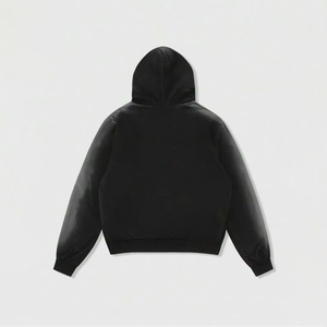 Novedad: Sudaderas con Capucha Bordadas y con Pedrería para Hombre, Lisas y Teñidas, Hechas a Medida para la Venta - Product Image 2