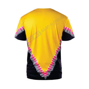 เสื้อยืดผ้าฝ้ายพอดีตัวสำหรับผู้ชายเสื้อยืดพิมพ์ลายซับลิเมชันเป็นที่นิยม: เสื้อยืดพิมพ์ลายโลโก้แบบเรียบๆสำหรับฟิตเนส - Product Image 4