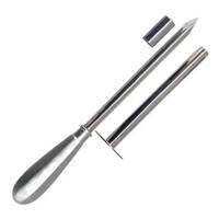 Manche de canule trocart en acier inoxydable réutilisable pour le contrôle de l'engorgement chez le bétail, qualité supérieure, certifié CE, instrument vétérinaire