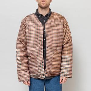 Veste de travail réversible pour homme 100% coton, col montant double face, veste utilitaire, vêtement décontracté en lin pour homme, automne - Product Image 4