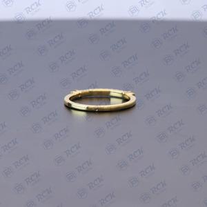 0,50 TCW Moissanite Round Half Eternity Ring para mujer Aniversario y regalo de cumpleaños Banda para el amor - Product Image 4