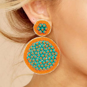 ต่างหูสตรอเบอร์รี่คุณภาพสูงดีไซน์ใหม่ต่างหูวินเทจสำเร็จรูปทำด้วยมือต่างหูปักลายดูทันสมัยสำหรับใช้ในบ้านทุกวัน - Product Image 1