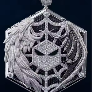 2025 Hip Hop Fine Jewelry Pass Diamond Tester 925 Sterling Silver Iced Out VVS Moissanite diamant Pendentif pour Hommes Femmes - Product Image 2