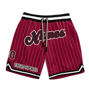 Pantalones Cortos de Baloncesto de Alta Calidad del Fabricante, Malla Bordada, Uniforme Deportivo Transpirable, Solo Pantalones Cortos de Baloncesto - Product Image 1