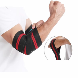 FIRST FITNESS INDUSTRIES Muñequeras Deportivas Personalizadas de Poliéster Ecológico con Correas Ajustables para Gimnasio y Levantamiento de Pesas, Unisex a Rayas - Product Image 5