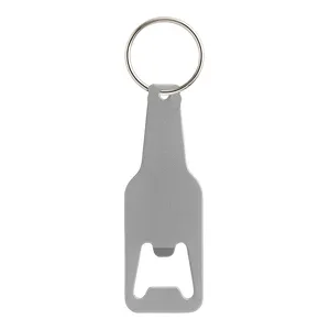 Apribottiglie Personalizzati in Alluminio con Portachiavi per Promozioni - Product Image 5