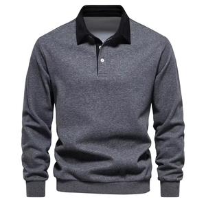 Nueva Sudadera con Capucha de Manga Larga con Cuello Polo para Otoño, Tendencia Europea, Sudadera con Capucha para Hombre - Product Image 5